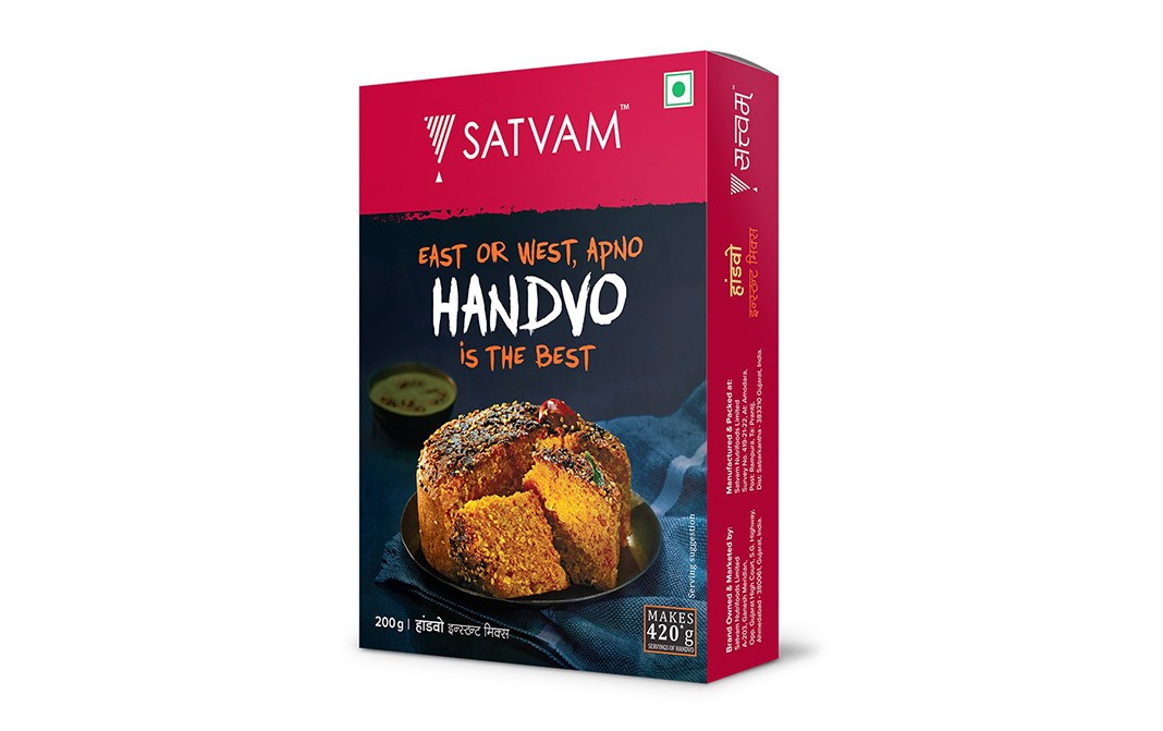 Satvam Handvo Instant Mix    Box  200 grams